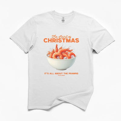 Christmas It's All About The Prawns T-Shirt