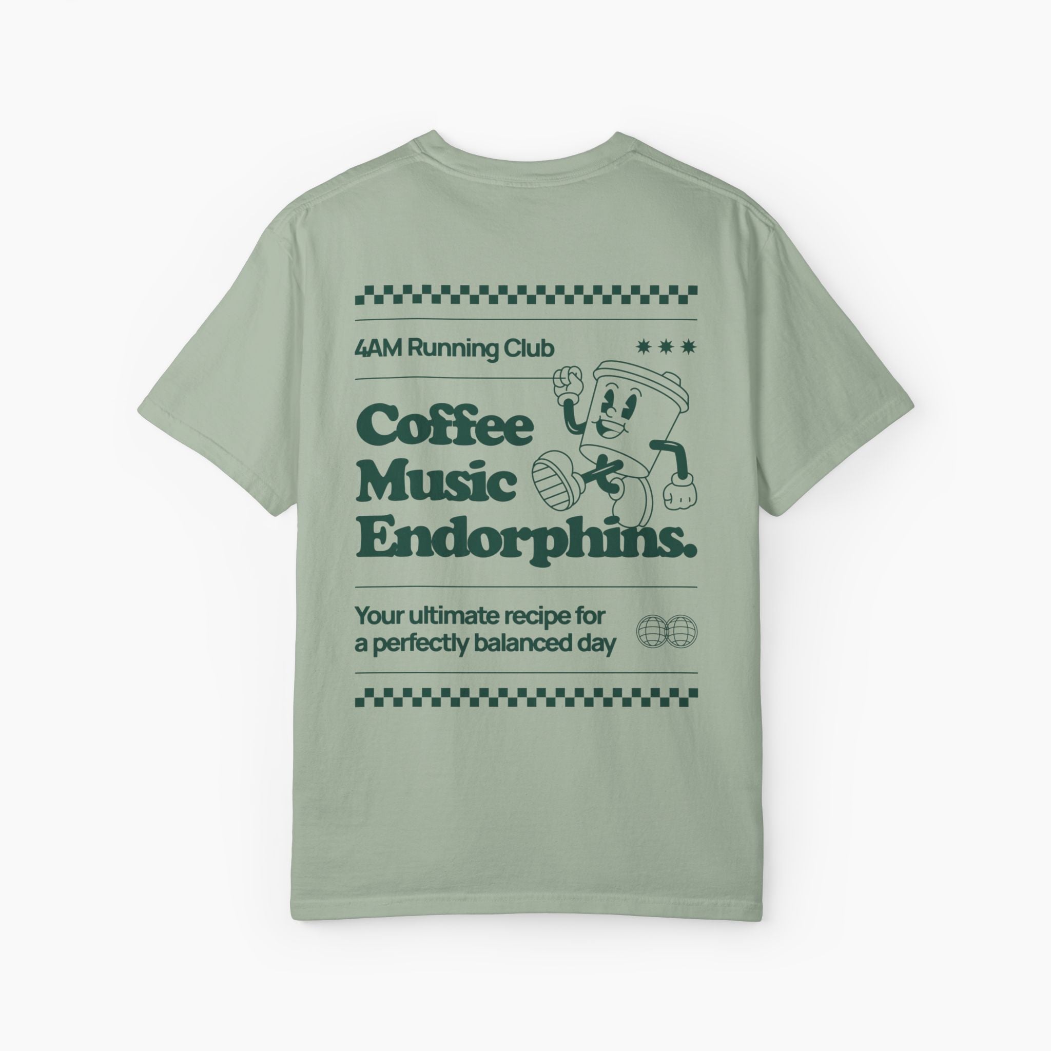 Coffee Music Endorphins Oversized T-Shirt