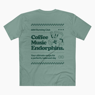 Coffee Music Endorphins Unisex Staple Tee