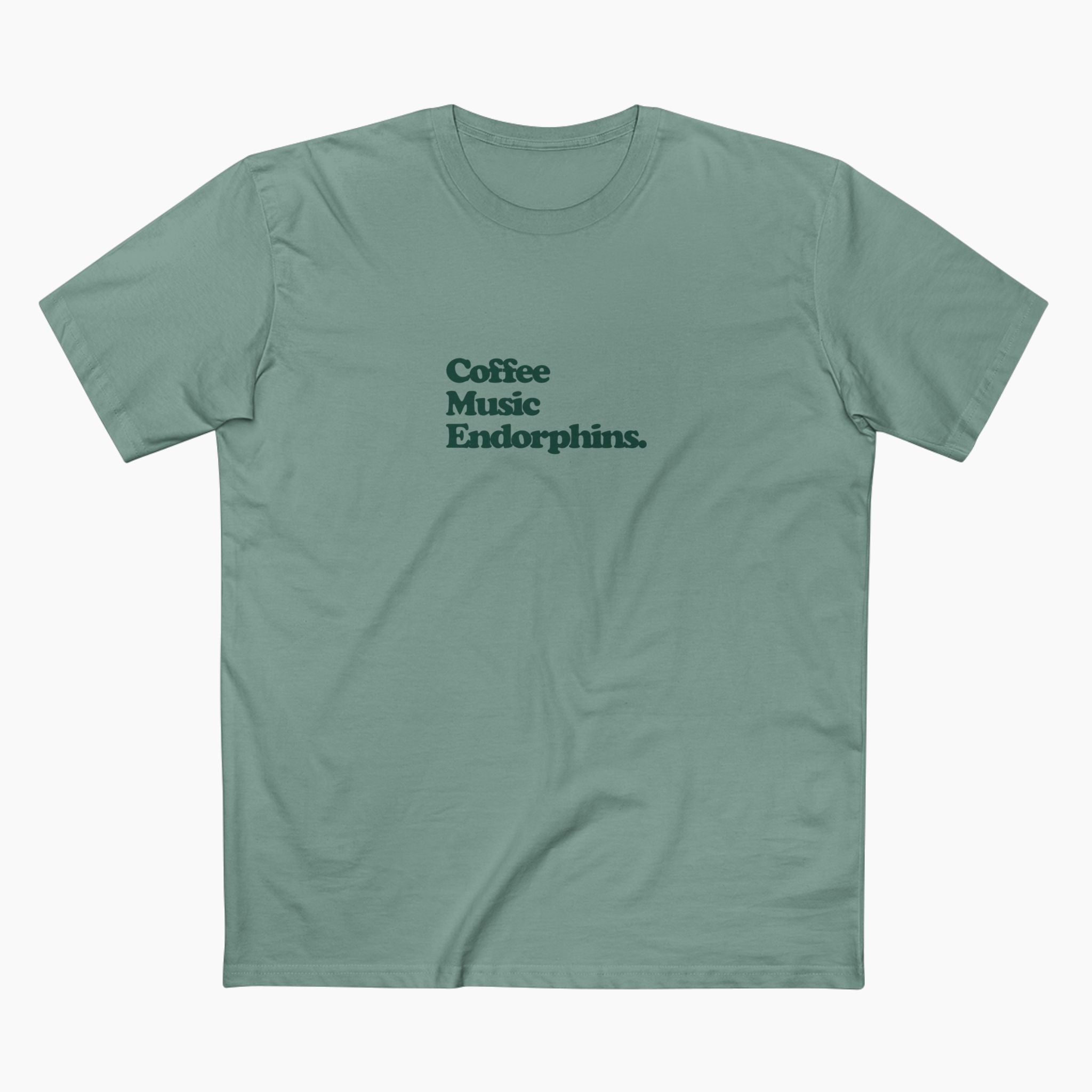 Coffee Music Endorphins Unisex Staple Tee
