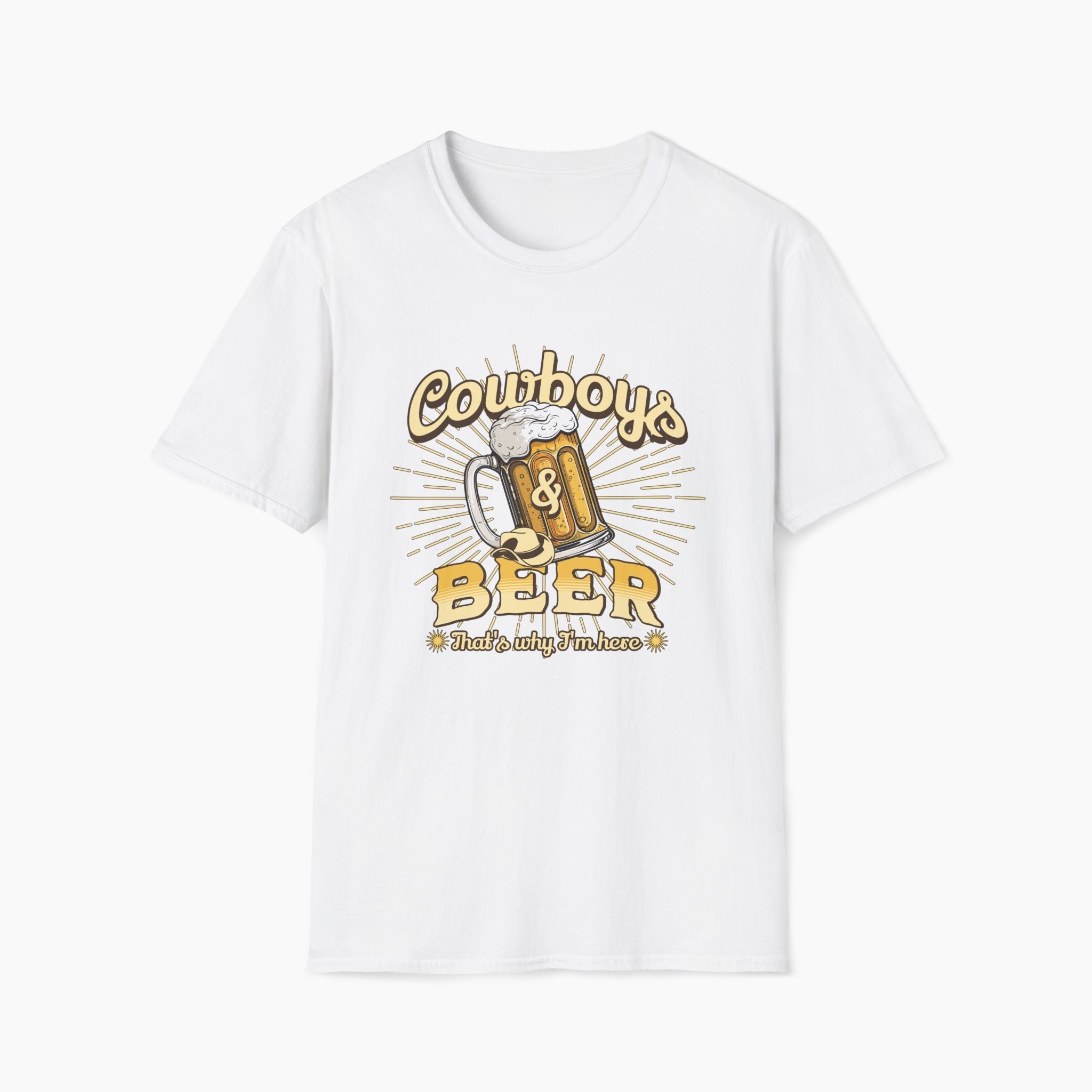 Cowboys And Beer Western T-Shirt