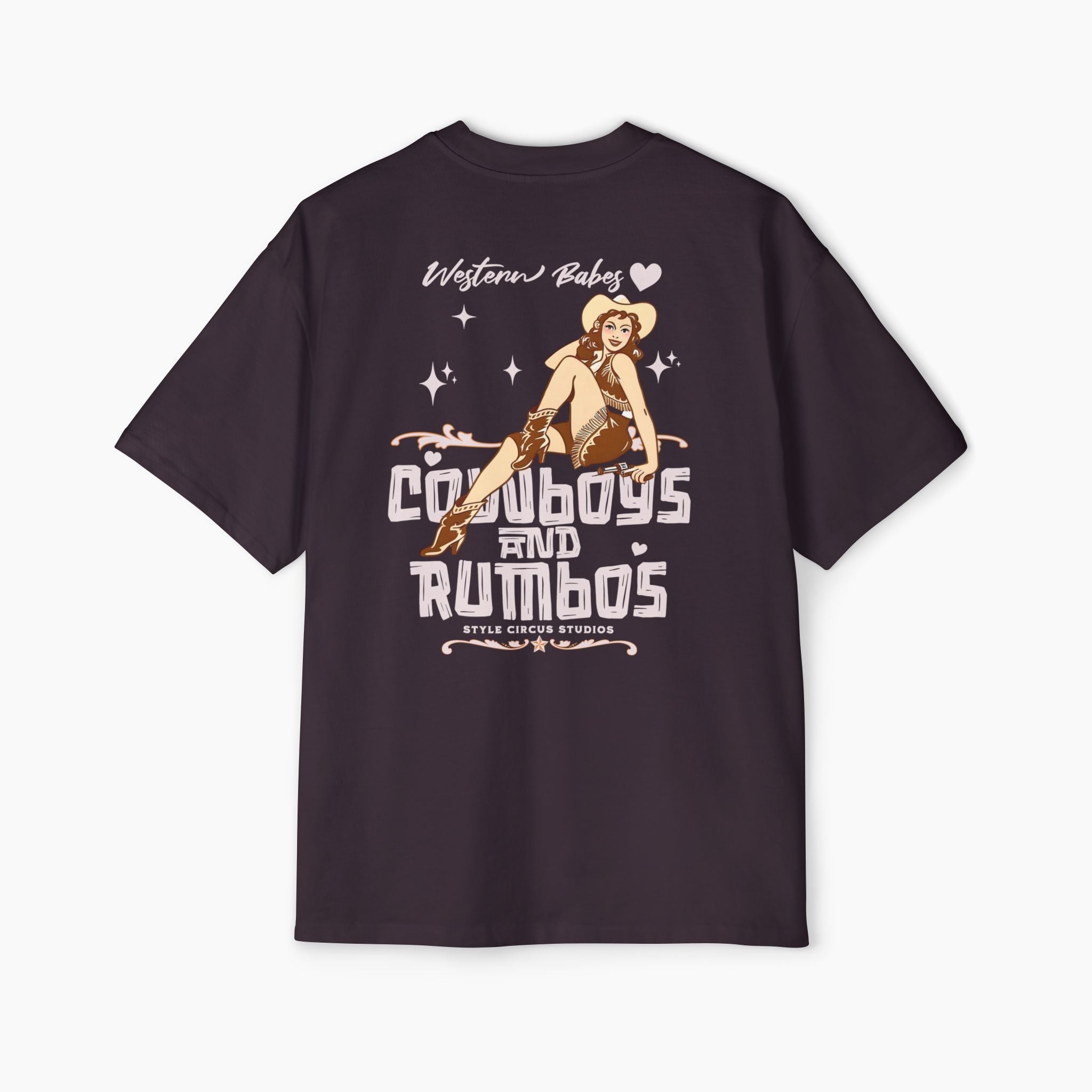 Cowboys & Rumbos Boxy Oversized Tee