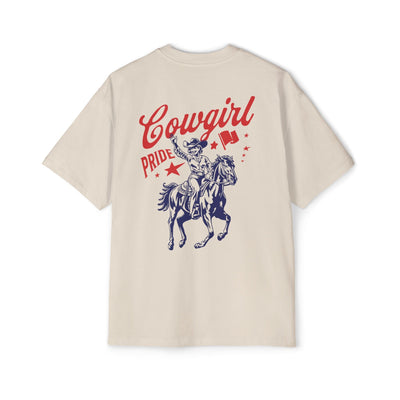 Cowgirl Pride Western Oversized Tee - Style Circus
