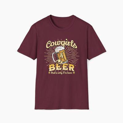 Cowgirls And Beer Funny T-Shirt