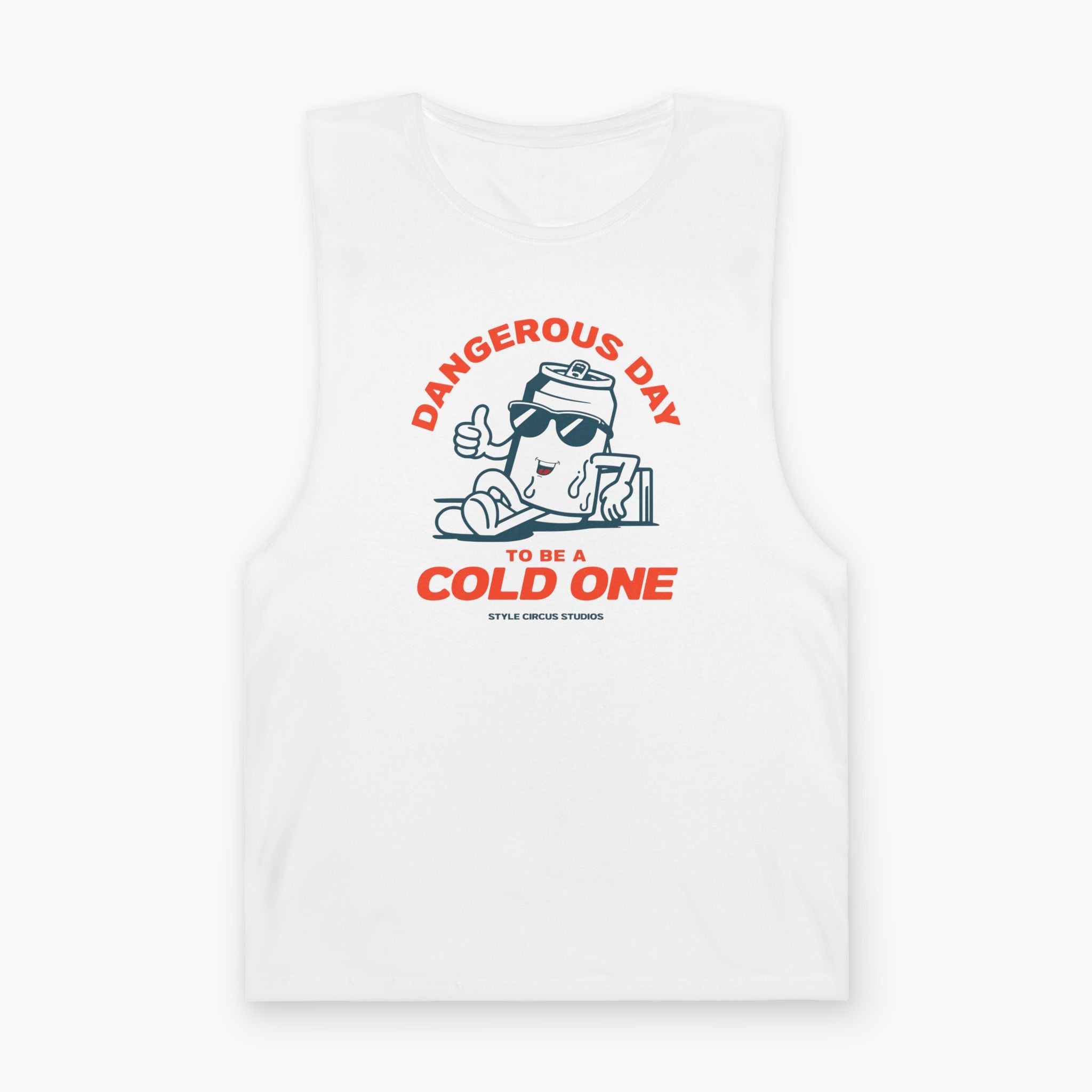 Dangerous Day to be a Cold One Unisex Tank Top