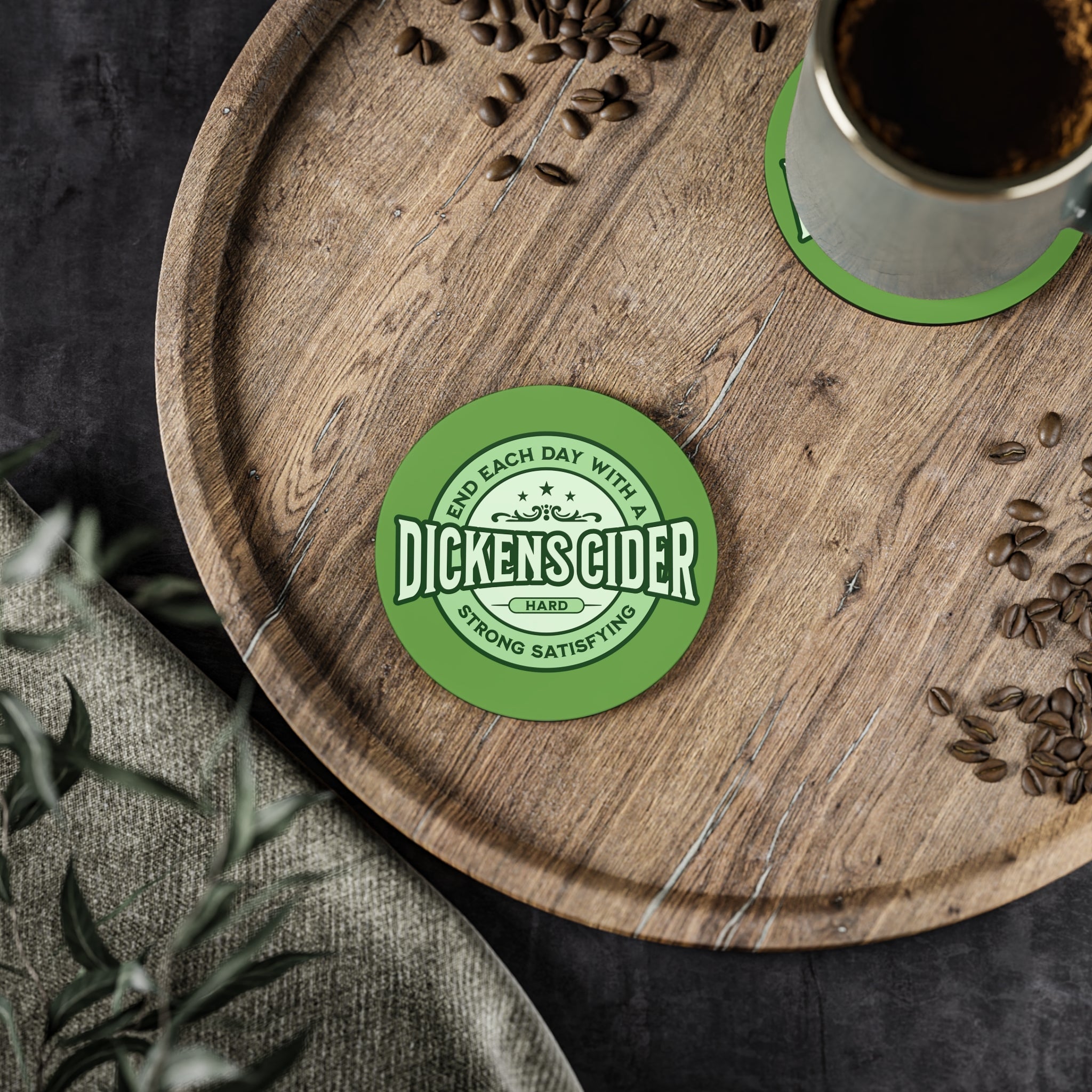 Dickens Cider Drink Coasters