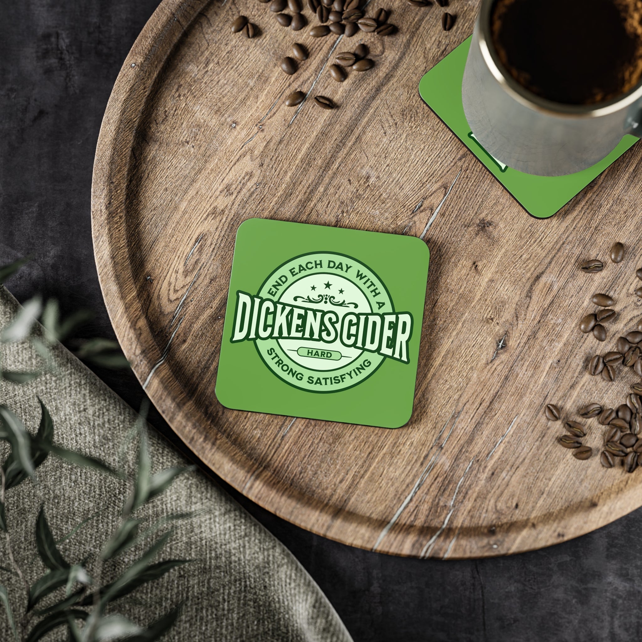 Dickens Cider Drink Coasters