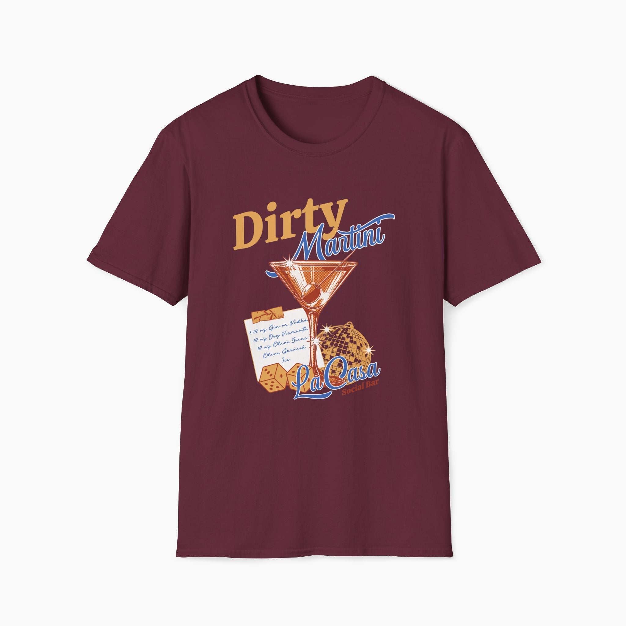 Dirty Martini Social Unisex T-Shirt
