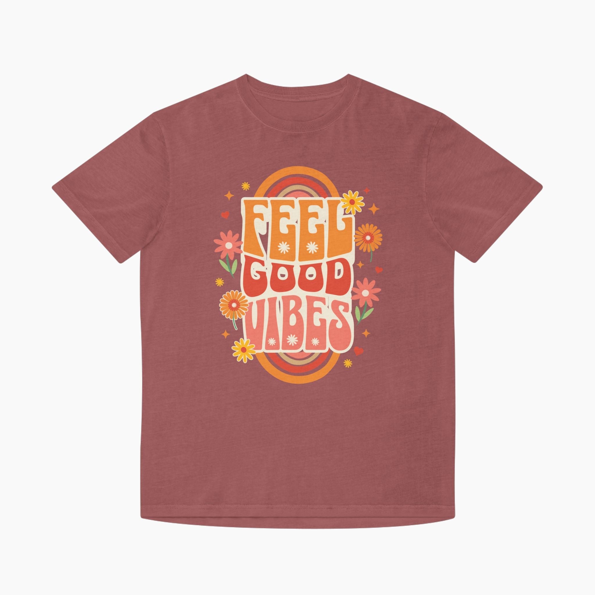 Feel Good Vibes Unisex Faded Tee