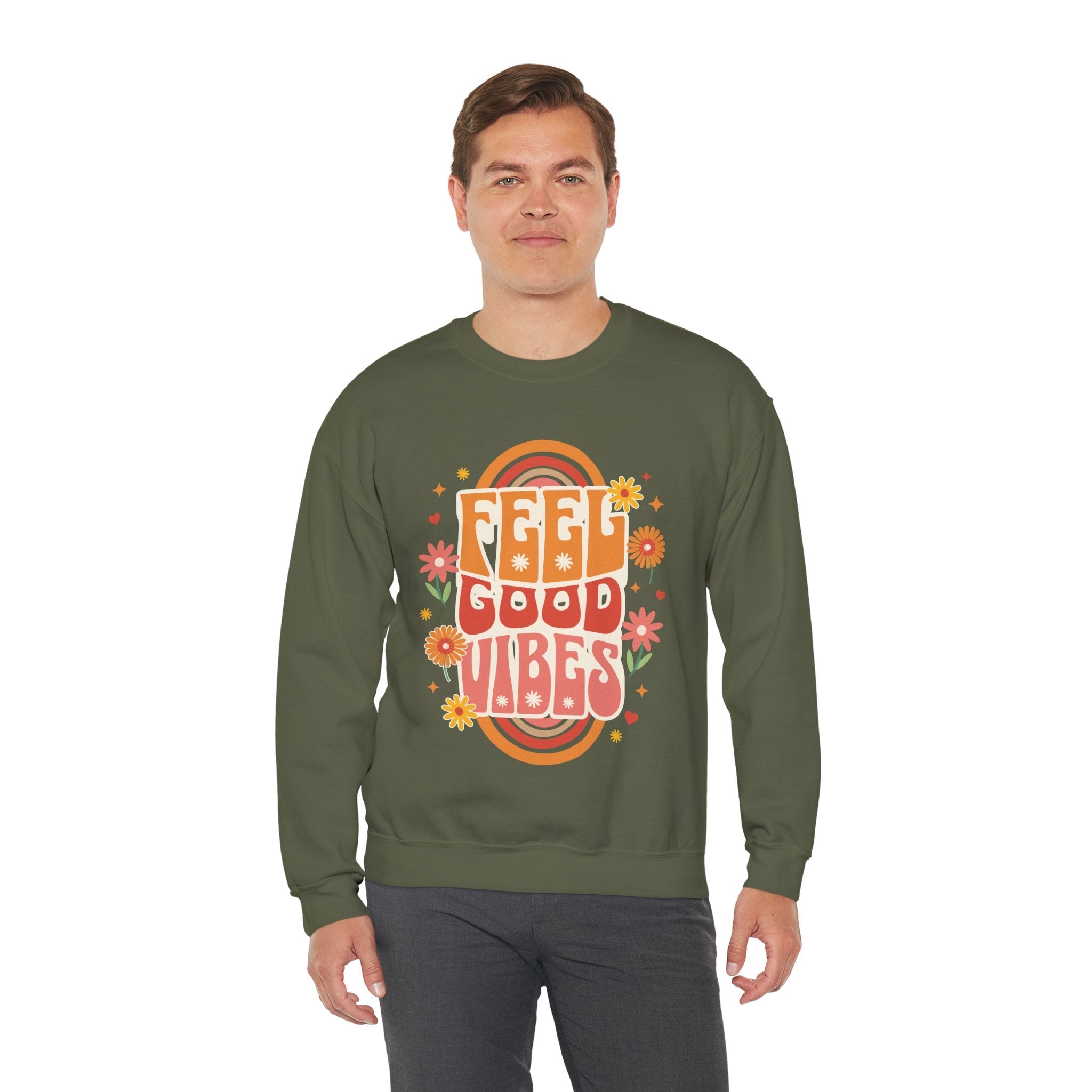 Feel Good Vibes Unisex Sweatshirt - Style Circus