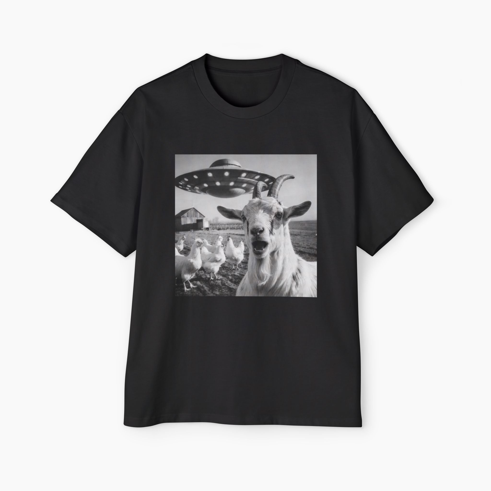 Goat Life UFO Boxy Oversized Tee