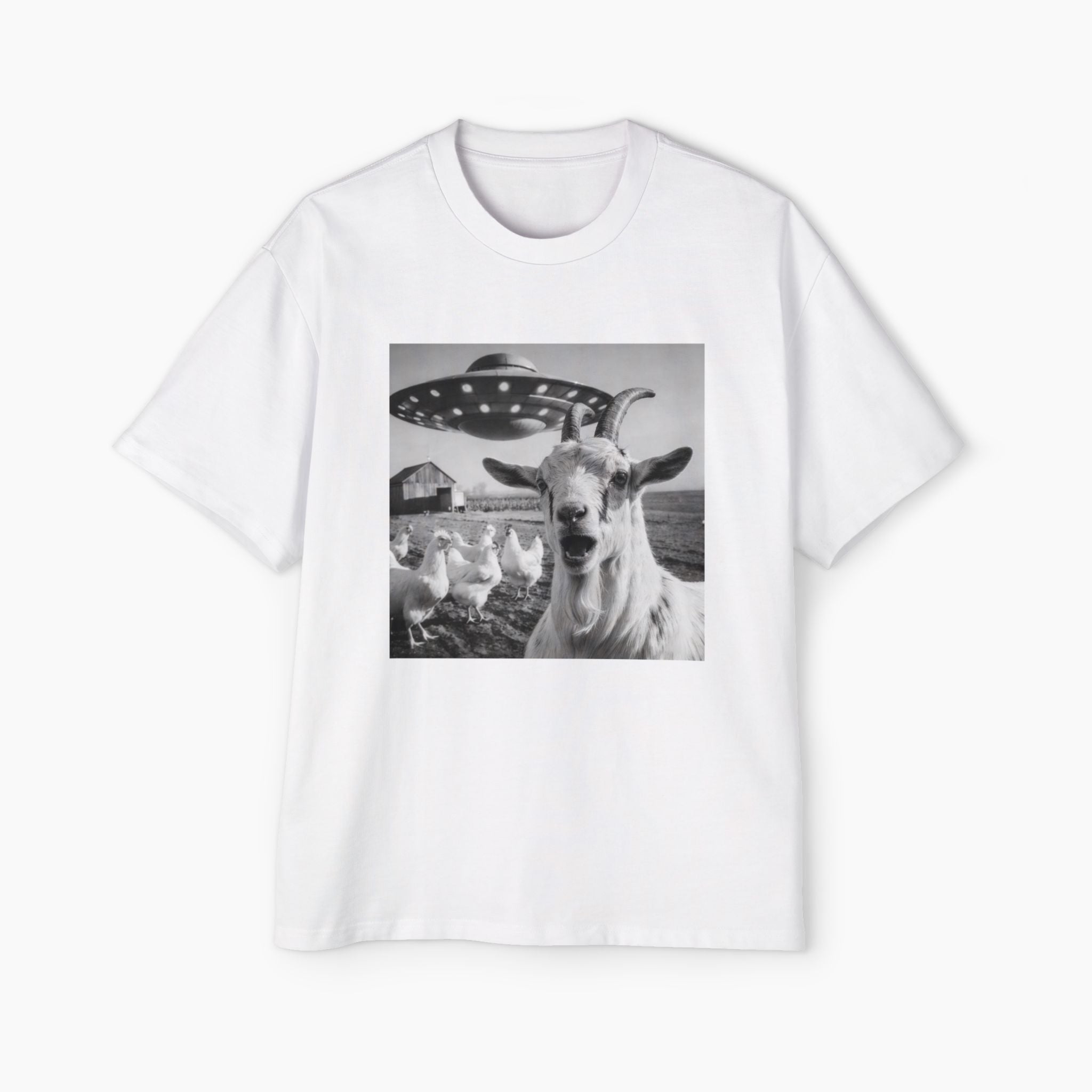 Goat Life UFO Boxy Oversized Tee