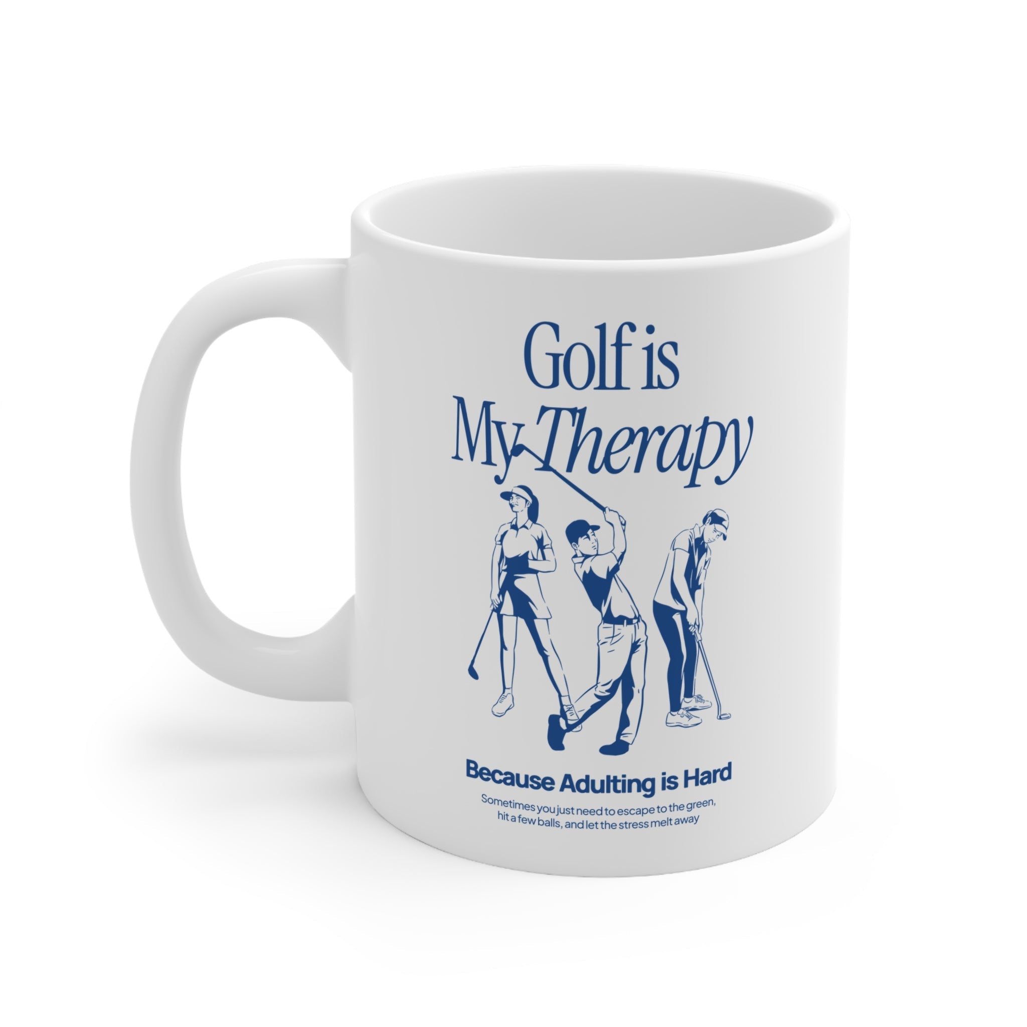 Golf Is My Therapy Mug