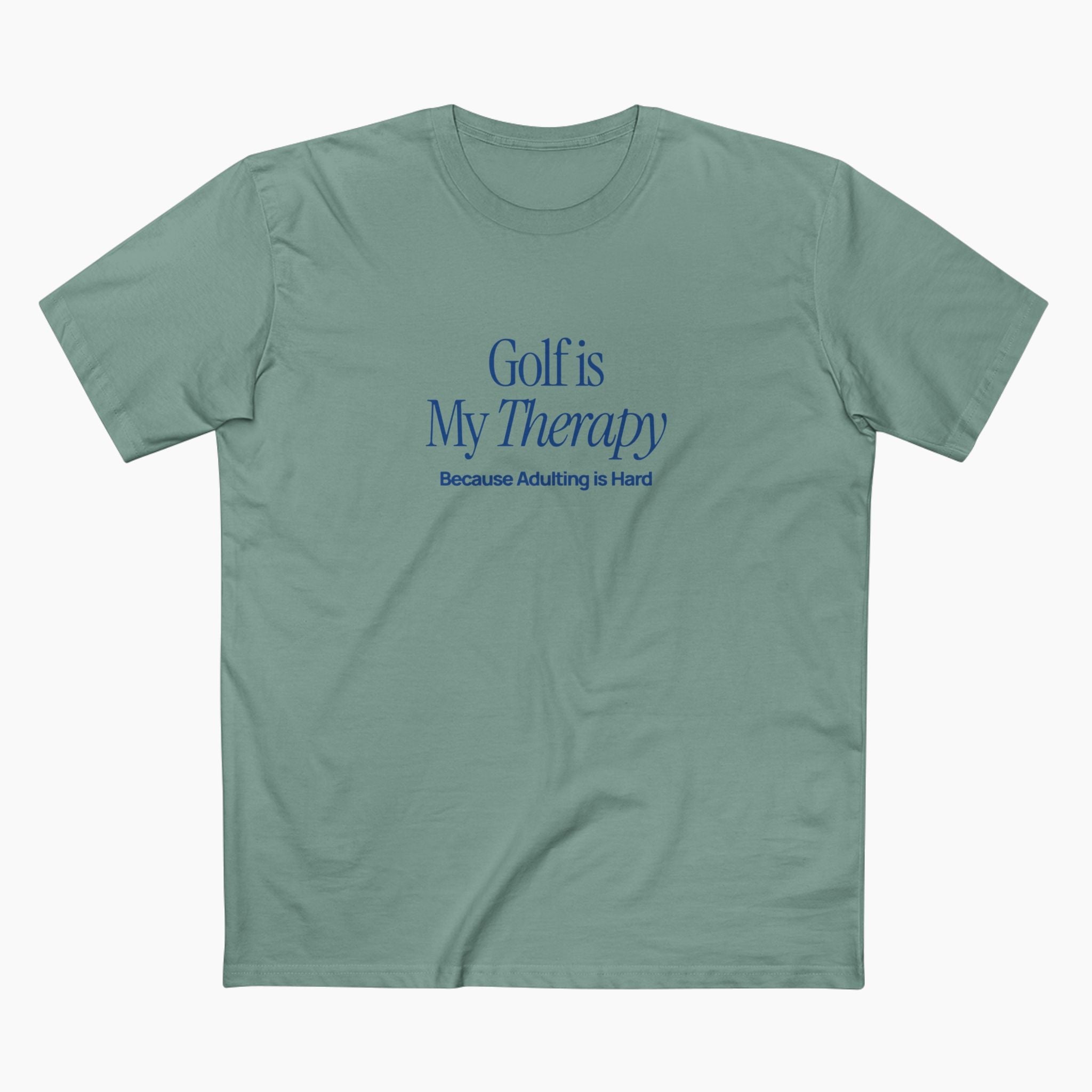Golf Is My Therapy Unisex Staple Tee