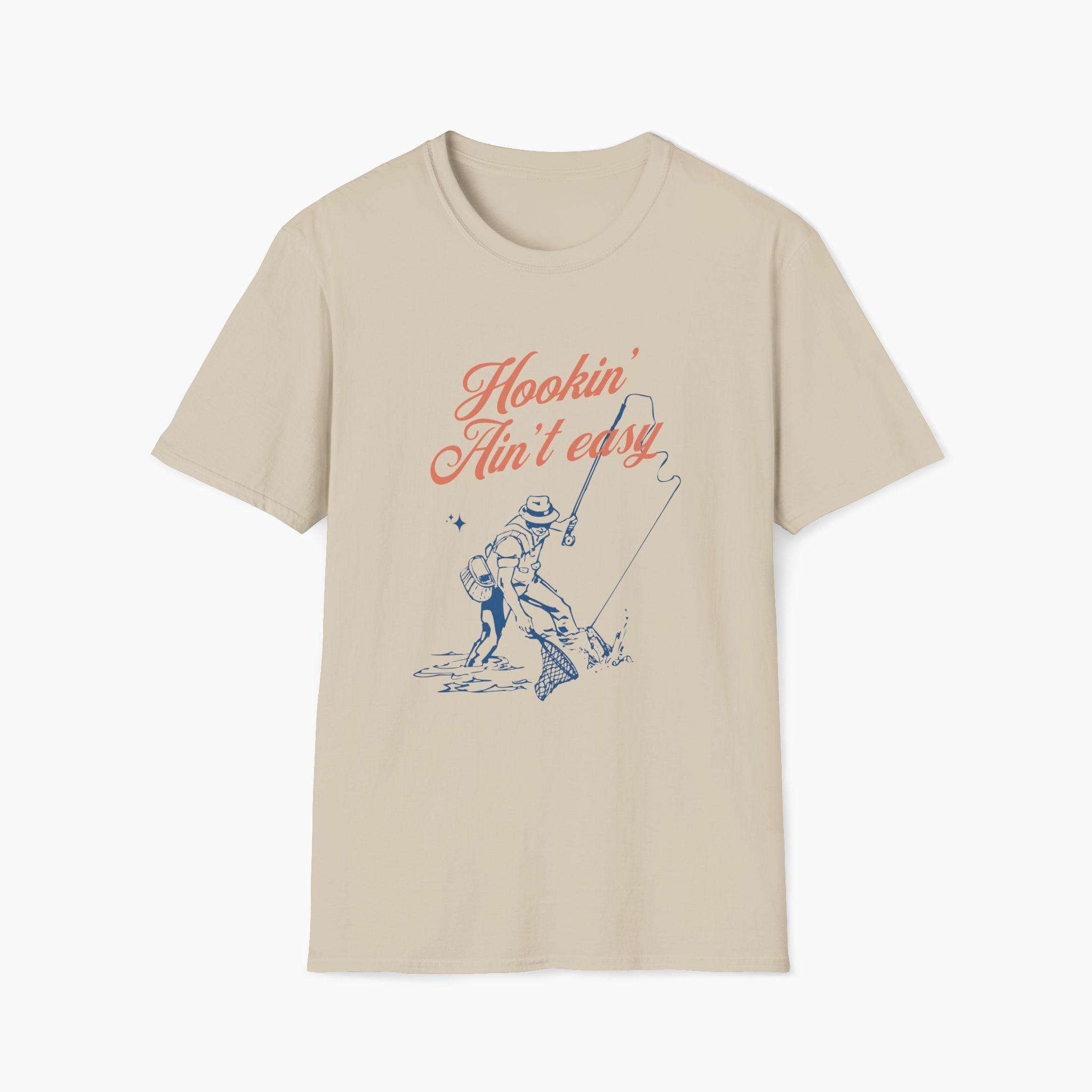 Hookin' Ain't Easy Fishing T-Shirt
