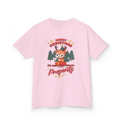 I'm Here For The Christmas Presents Kids T-Shirt