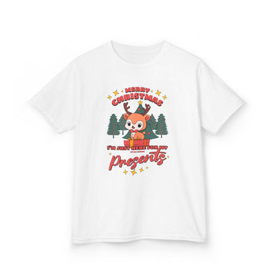 I'm Here For The Christmas Presents Kids T-Shirt