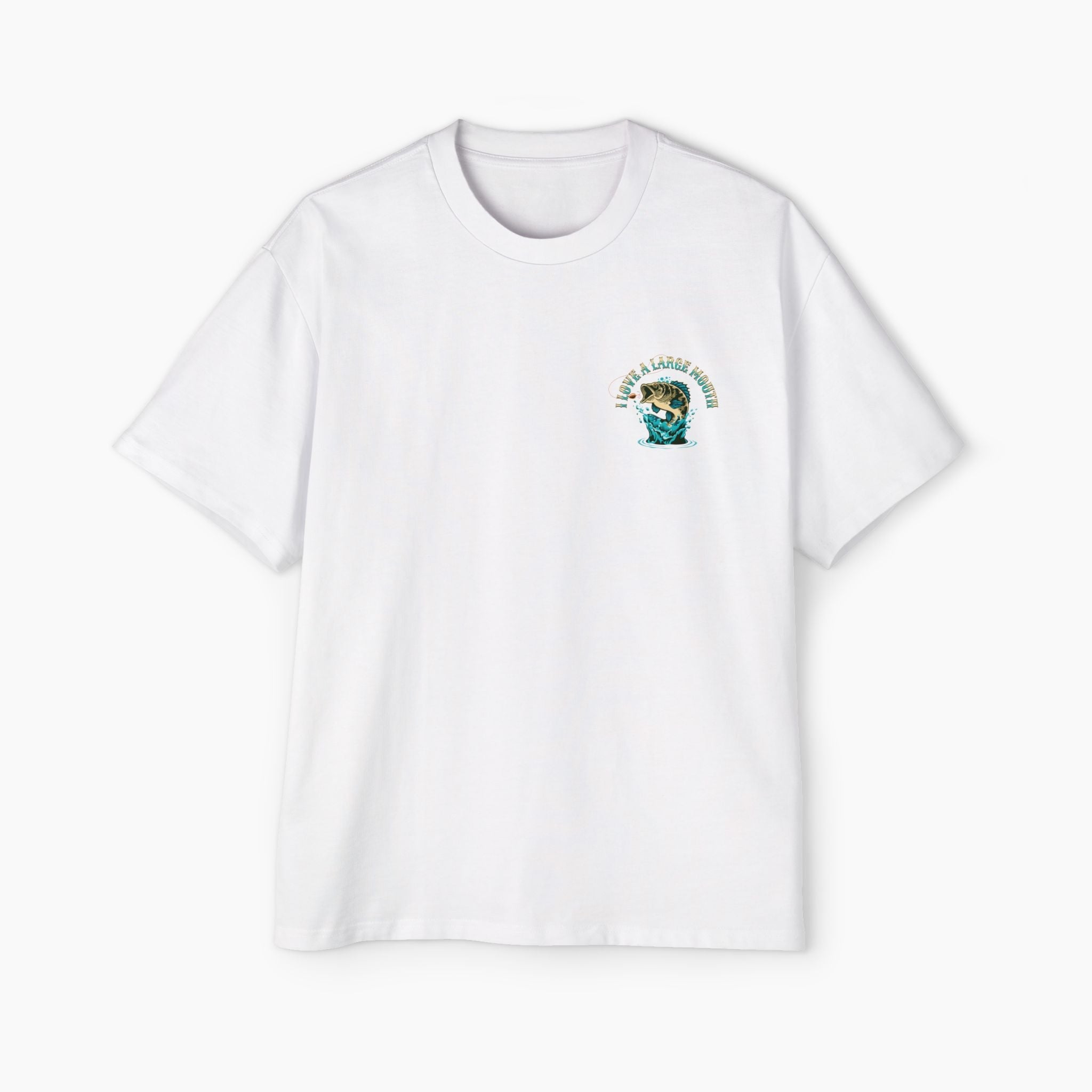 Love a Large Mouth On My Rod Boxy Oversized Tee