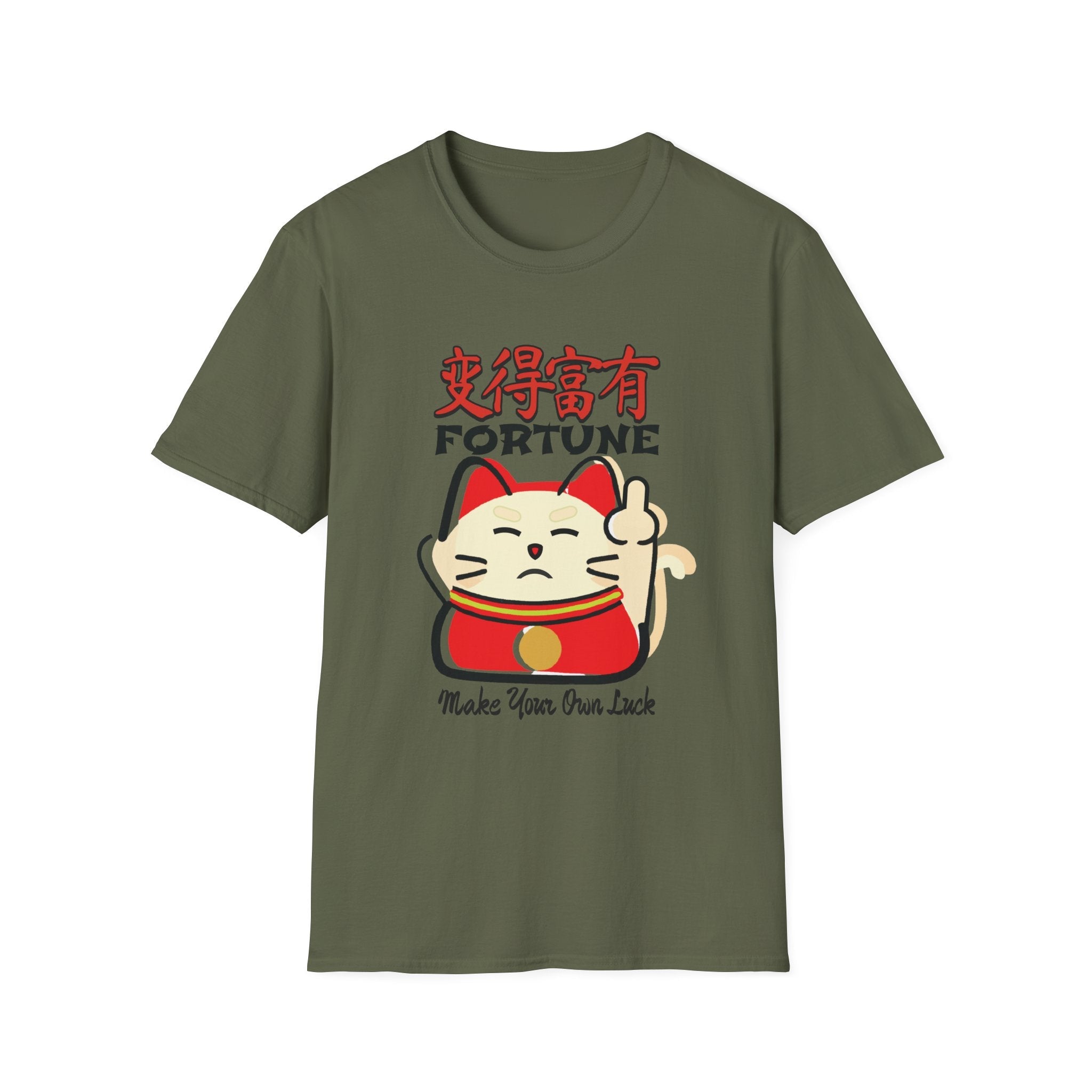 Make Your Own Luck Fortune Cat T-Shirt
