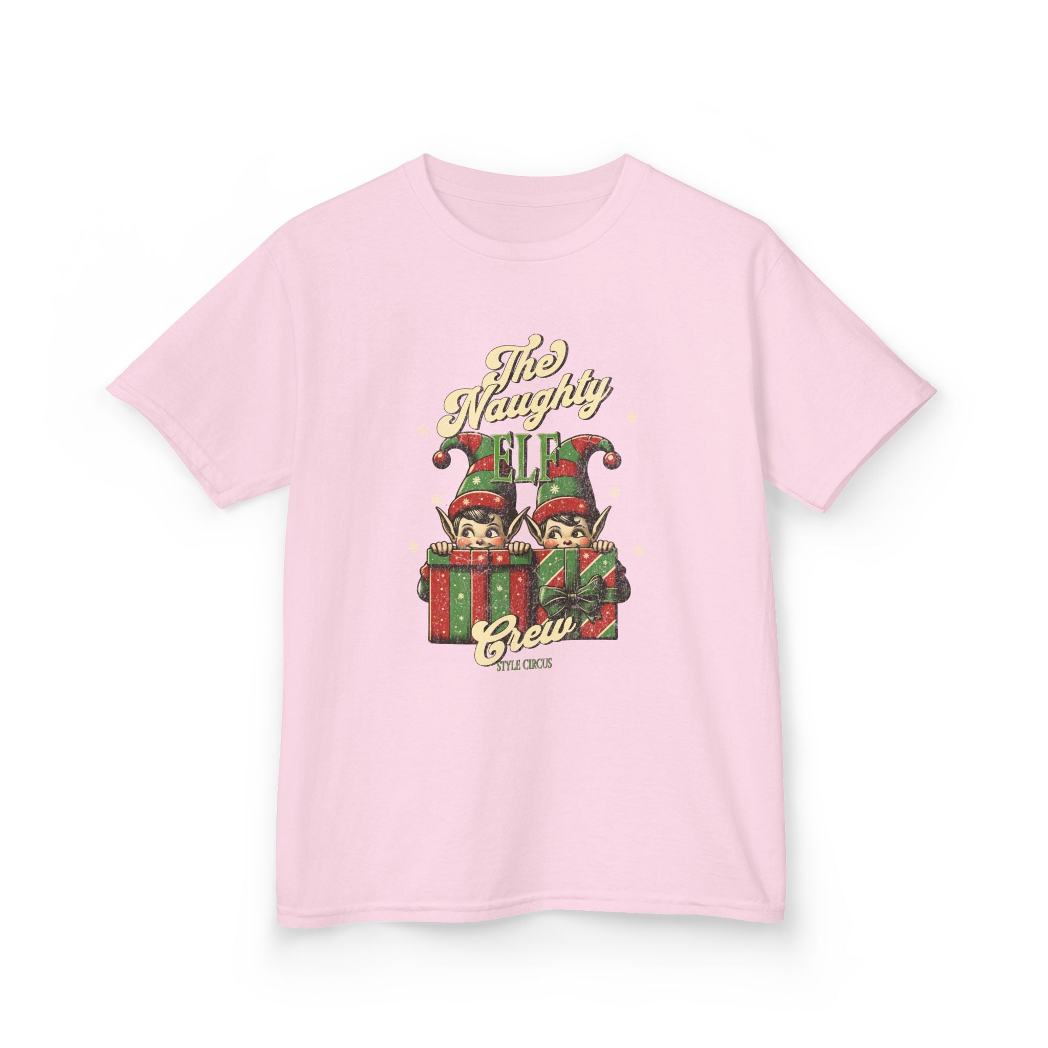 Naughty Elf Crew Kids T-Shirt