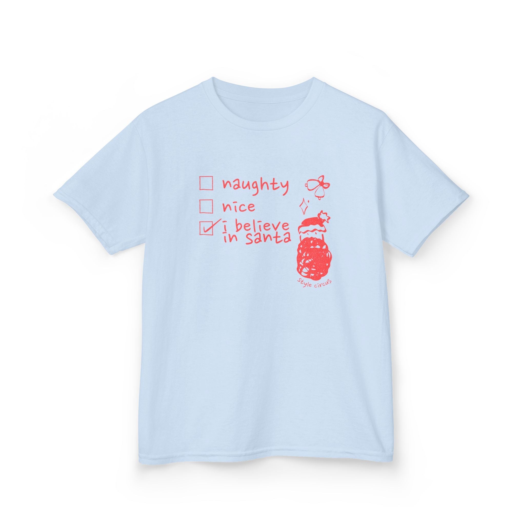 Naughty or Nice Christmas Kids T-Shirt