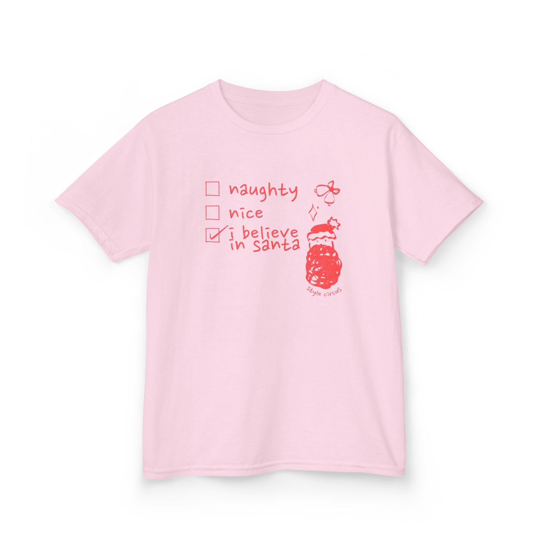 Naughty or Nice Christmas Kids T-Shirt