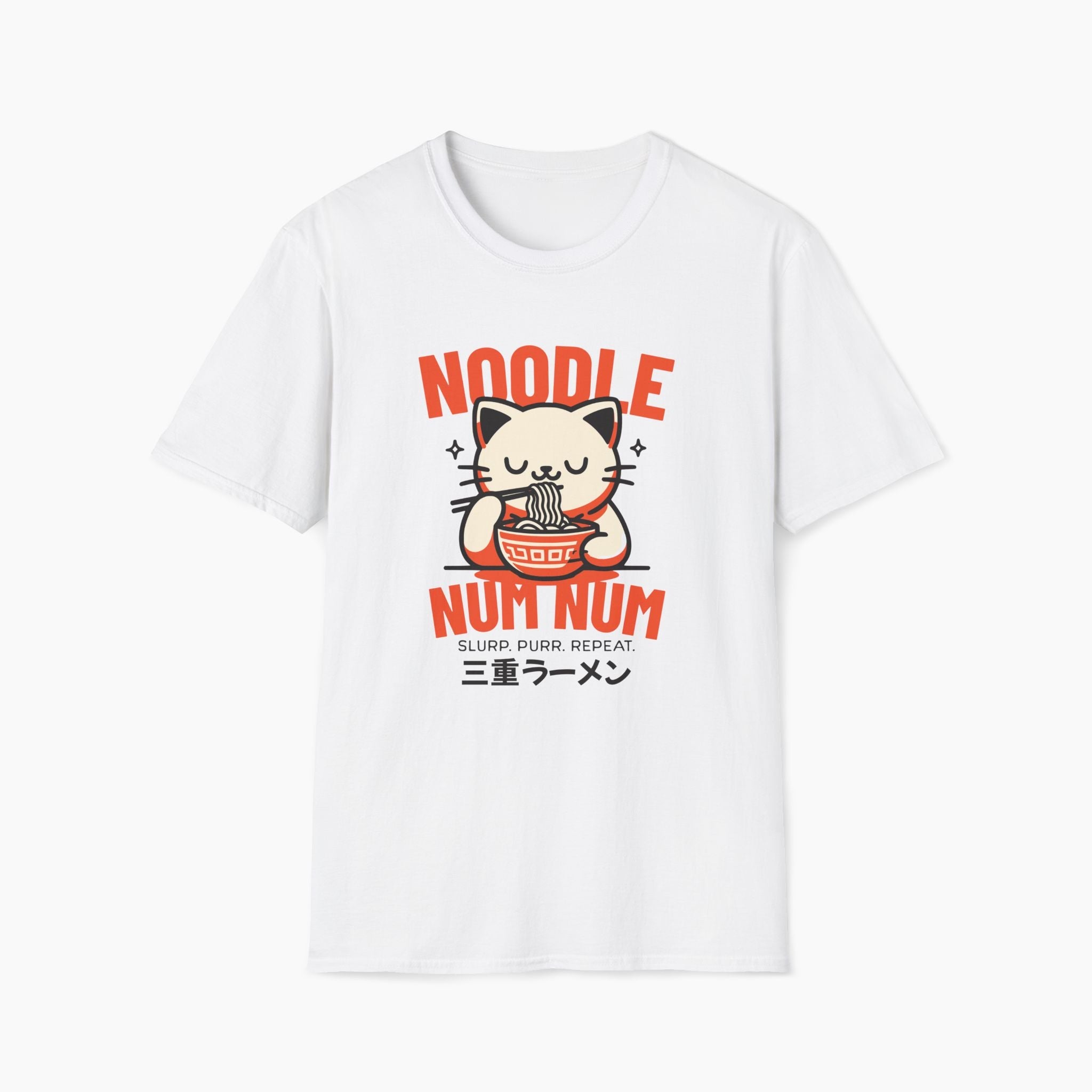 Noodle Num Num Cat T-Shirt