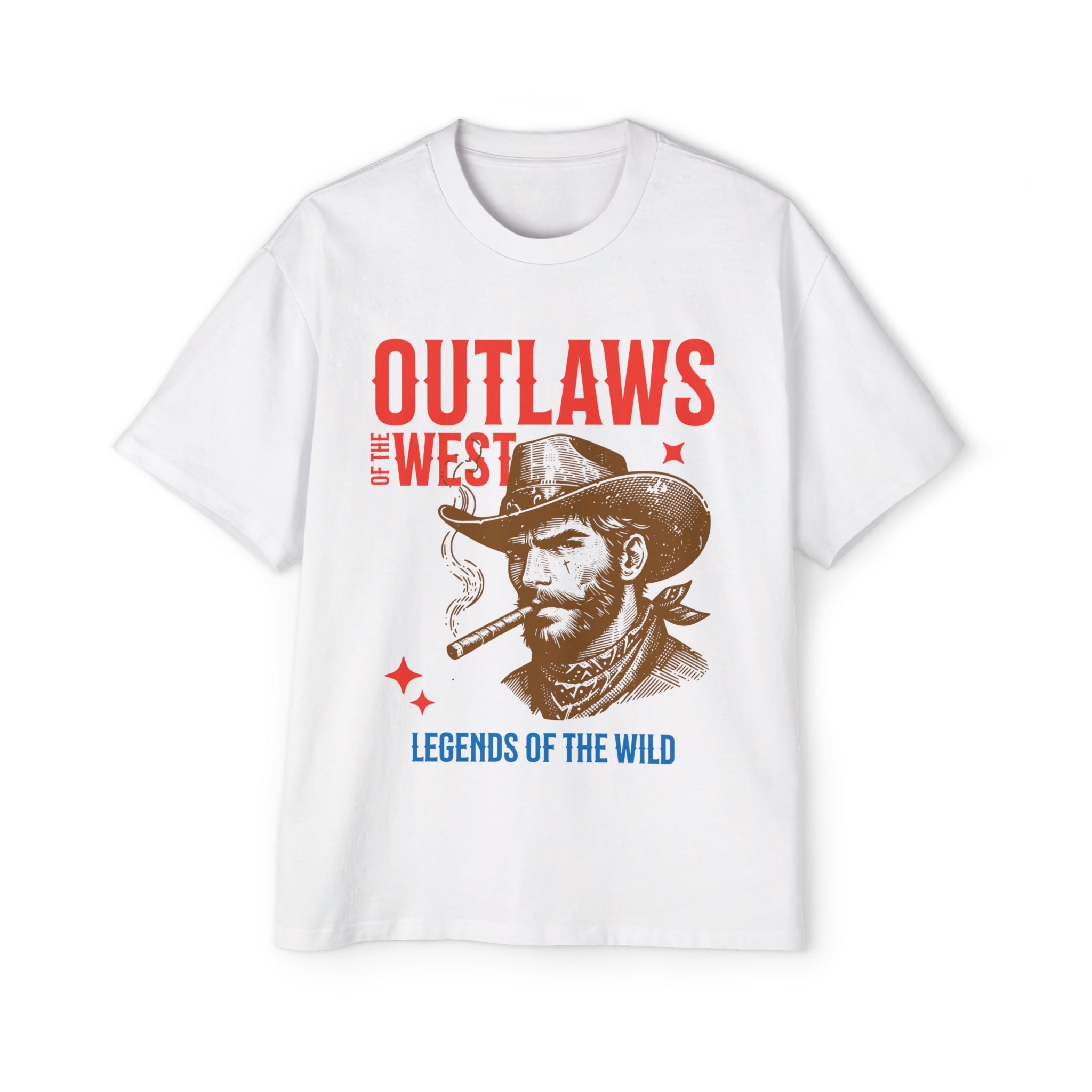 Outlaws of the West Oversized Tee - Style Circus