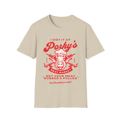 Porky's Meat Market Retro T-Shirt