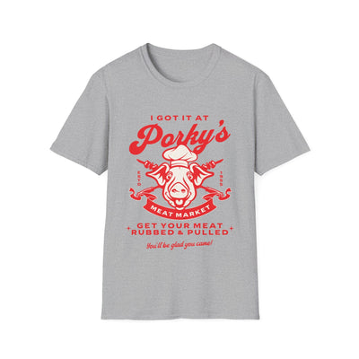 Porky's Meat Market Retro T-Shirt