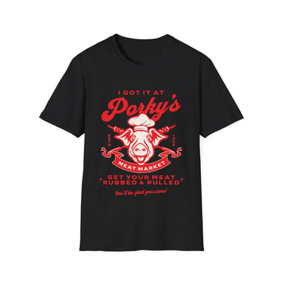 Porky's Meat Market Retro T-Shirt