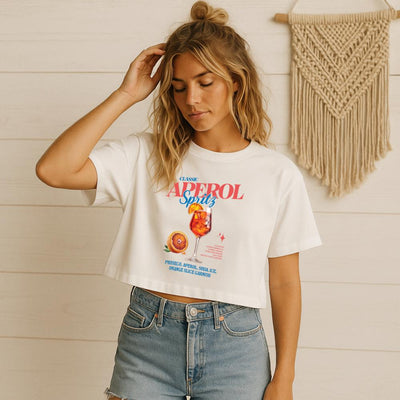 Refreshing Aperol Spritz Crop Tee