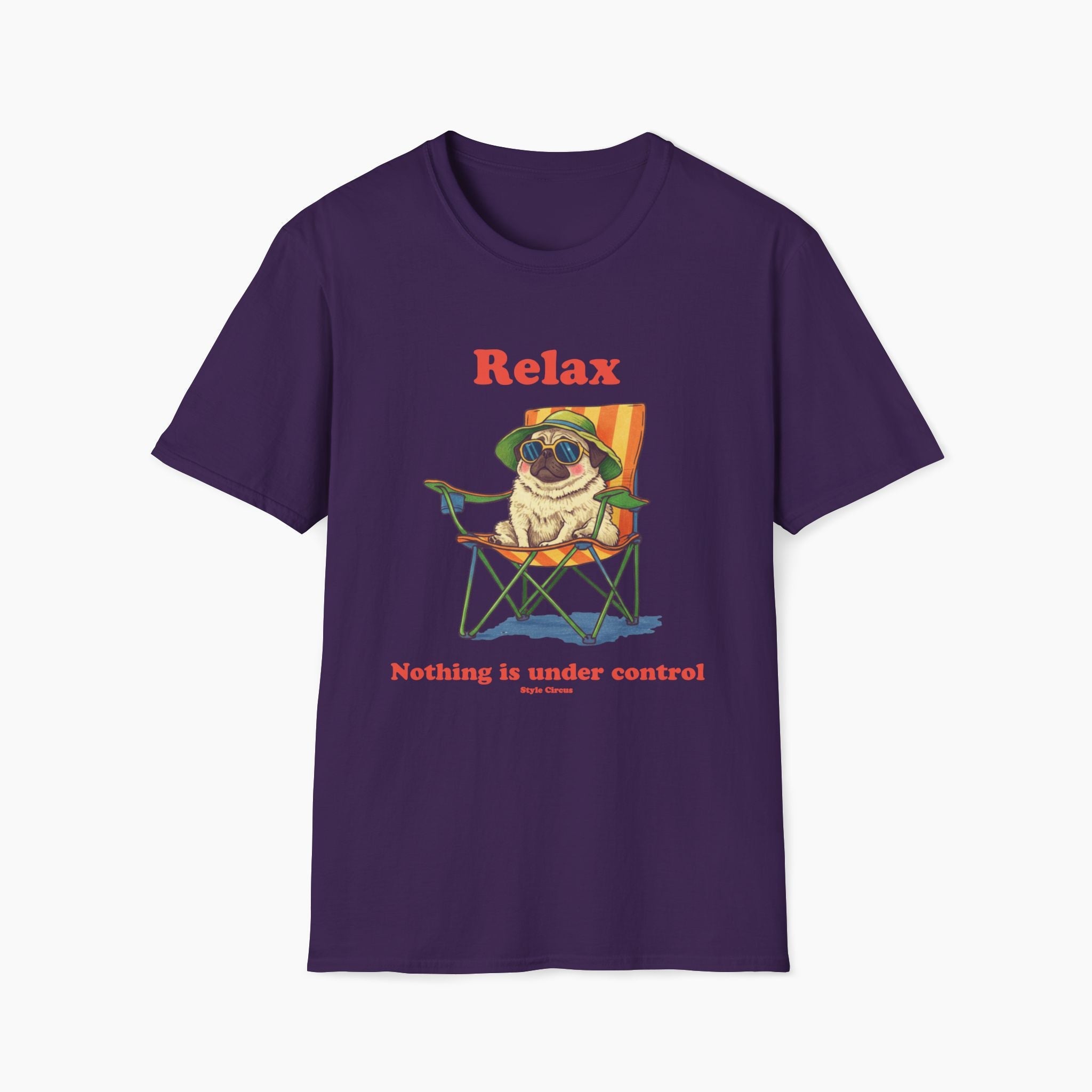 Relax Pug Under Control T-Shirt