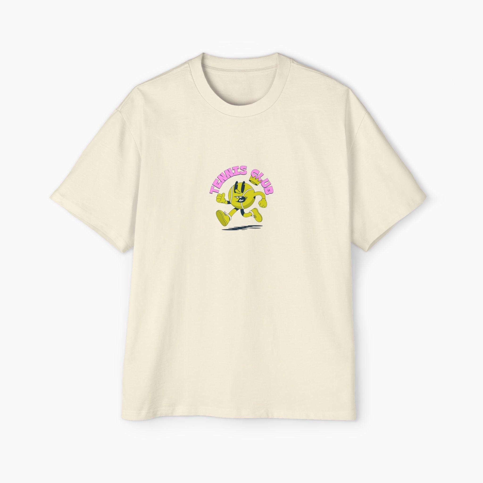 Retro Tennis Club Boxy Oversized Tee