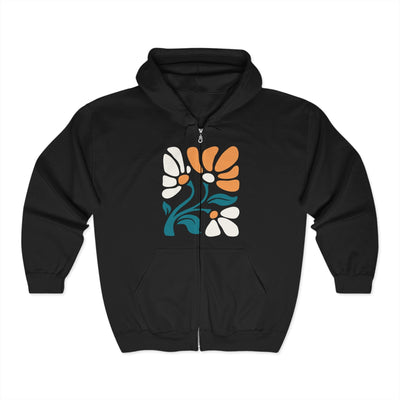Rise Like A Bloom Unisex Zip-Up Hoodie