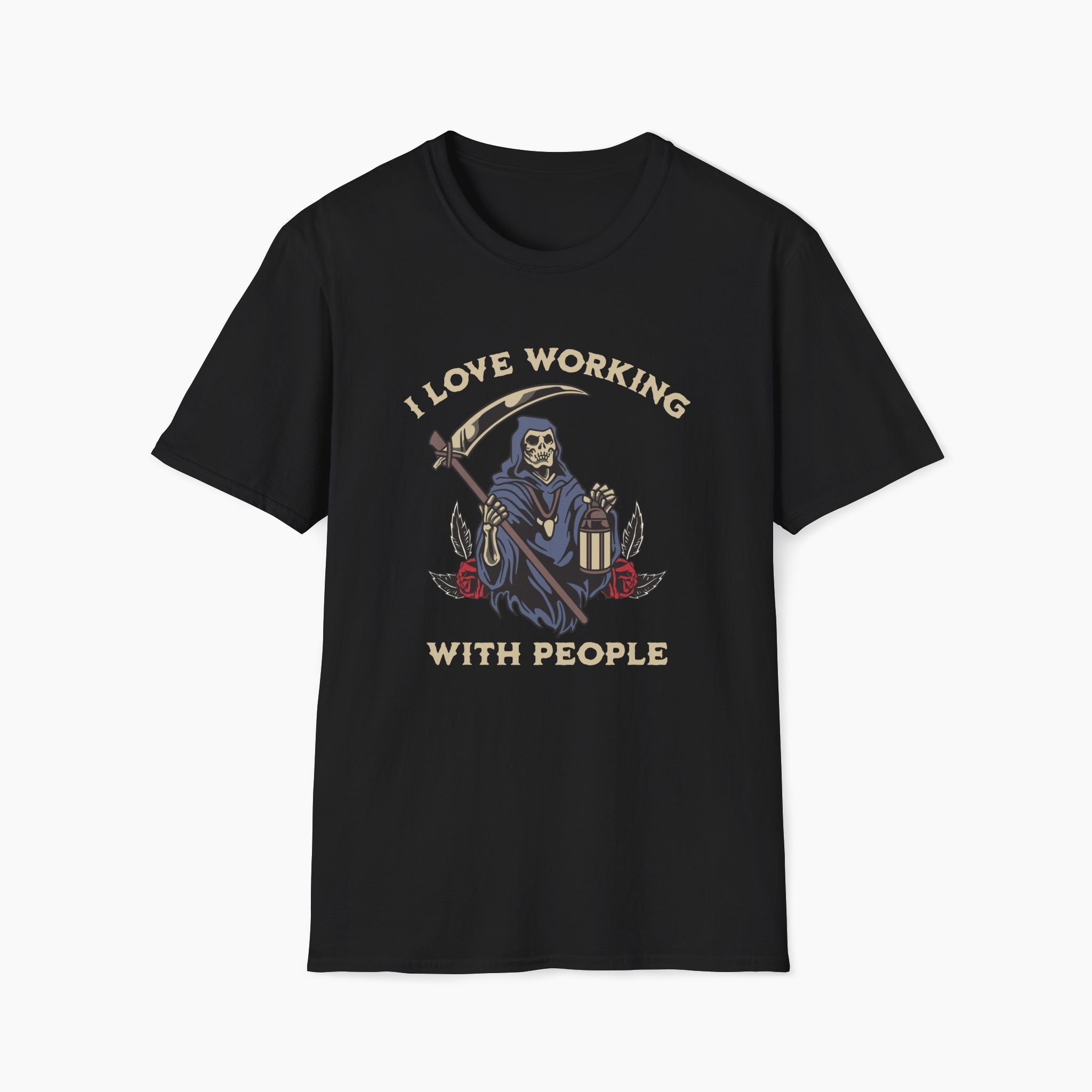 Slasher Loves Working With People T-Shirt