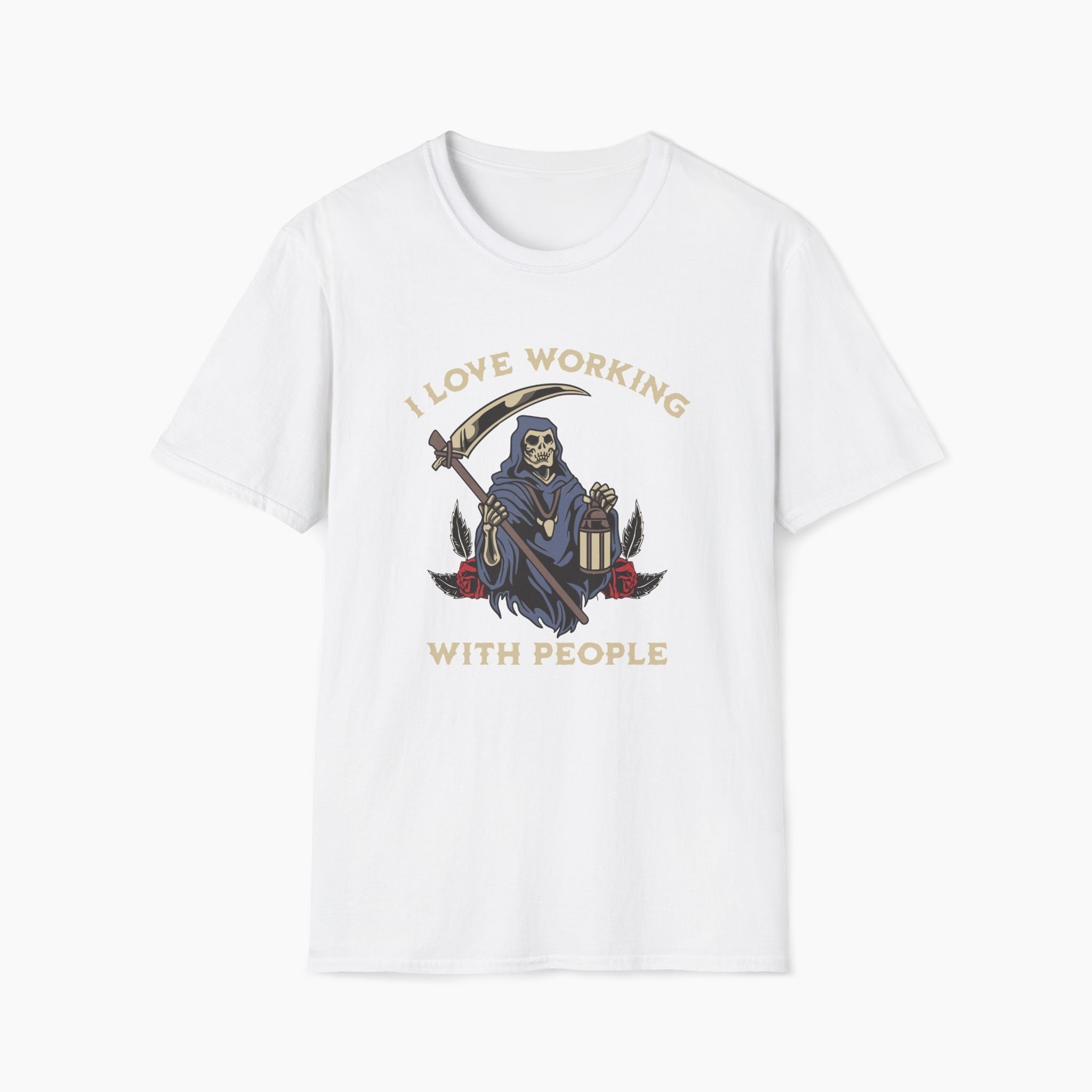 Slasher Loves Working With People T-Shirt