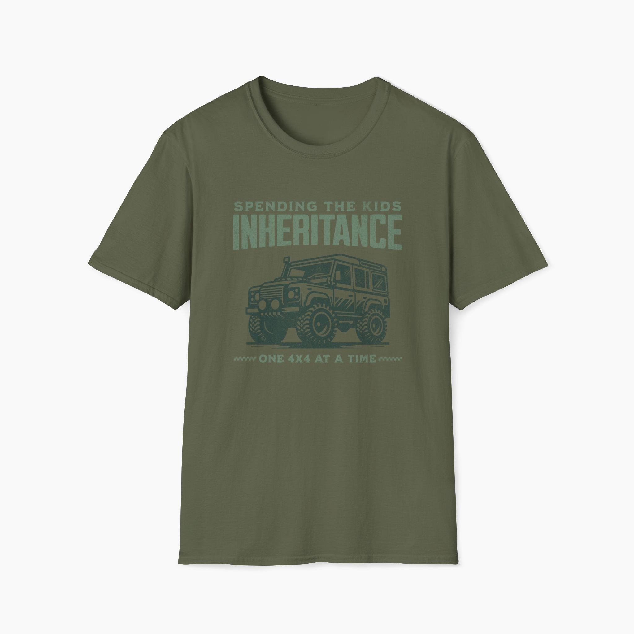 Spending The Kids Inheritance 4x4 T-Shirt
