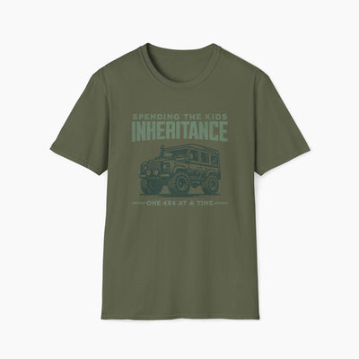 Spending The Kids Inheritance 4x4 T-Shirt