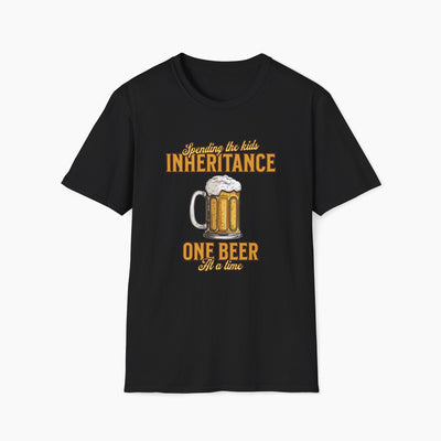 Spending The Kids Inheritance Beer T-Shirt