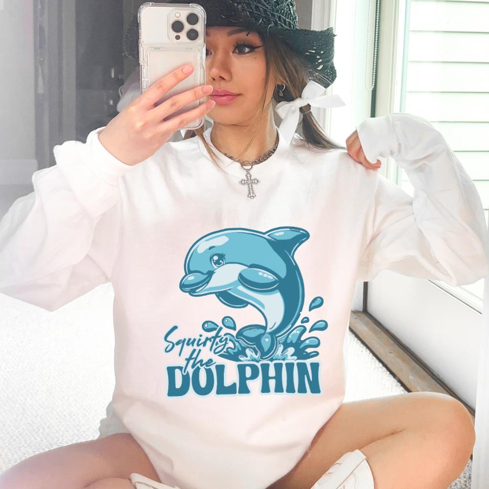 Squirty the Dolphin Unisex Long Sleeves - Style Circus