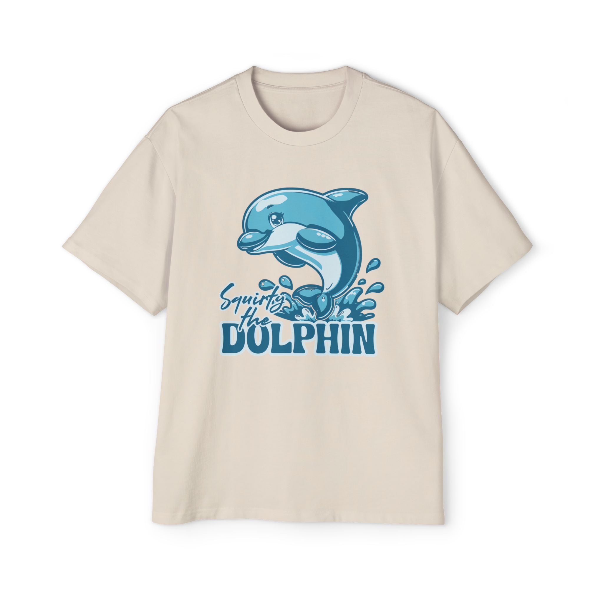 Squirty The Dolphin Unisex Oversized Tee - Style Circus