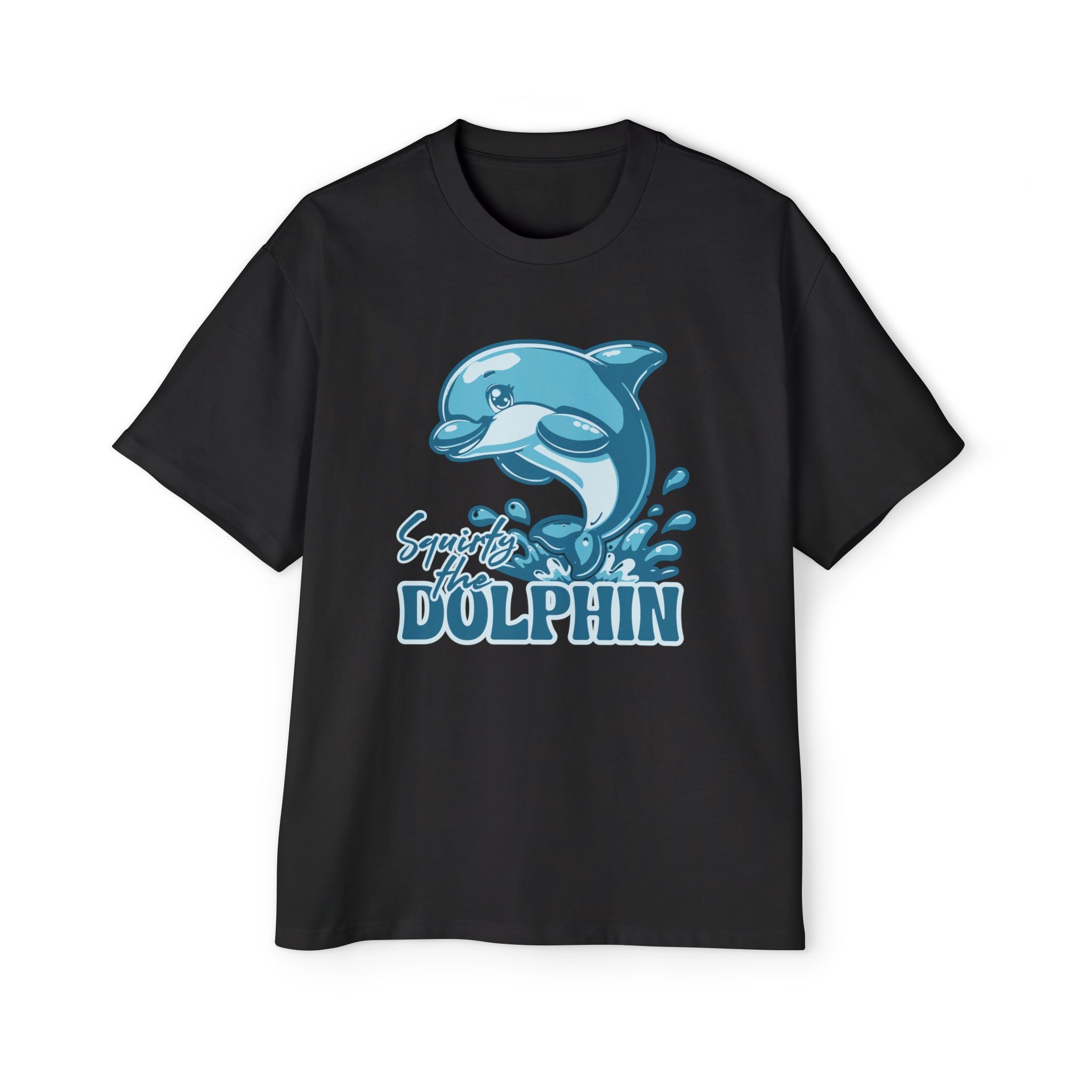 Squirty The Dolphin Unisex Oversized Tee - Style Circus