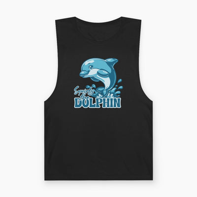 Squirty The Dolphin Unisex Tank Top