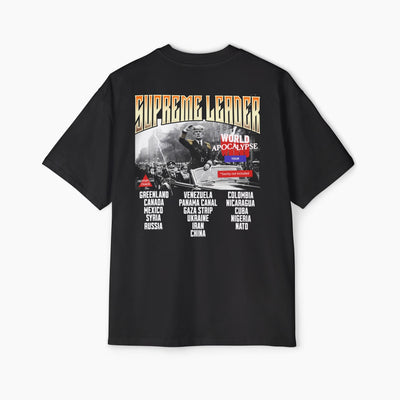 Supreme Leader Trump World Tour Boxy Oversized Tee