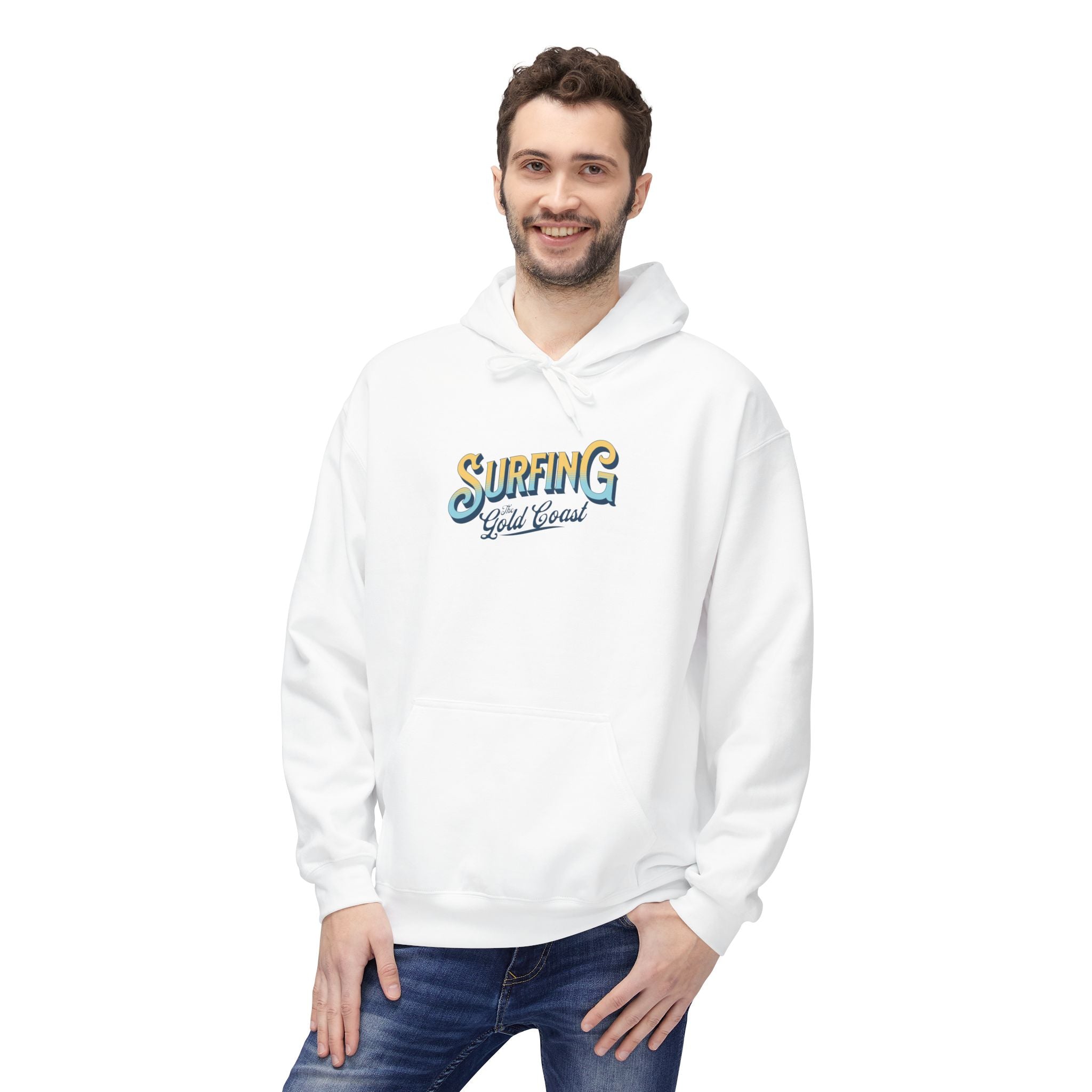 Surfing The Gold Coast Unisex Hoodie