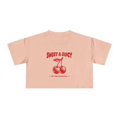 Sweet & Juicy Cherries Crop Tee