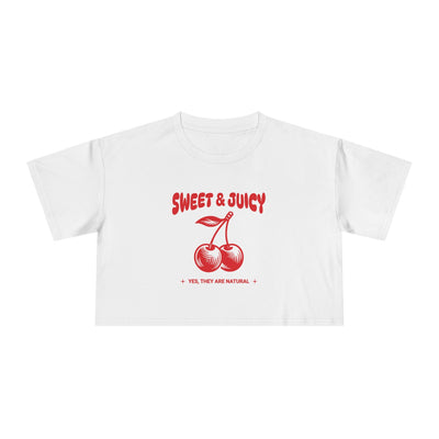 Sweet & Juicy Cherries Crop Tee