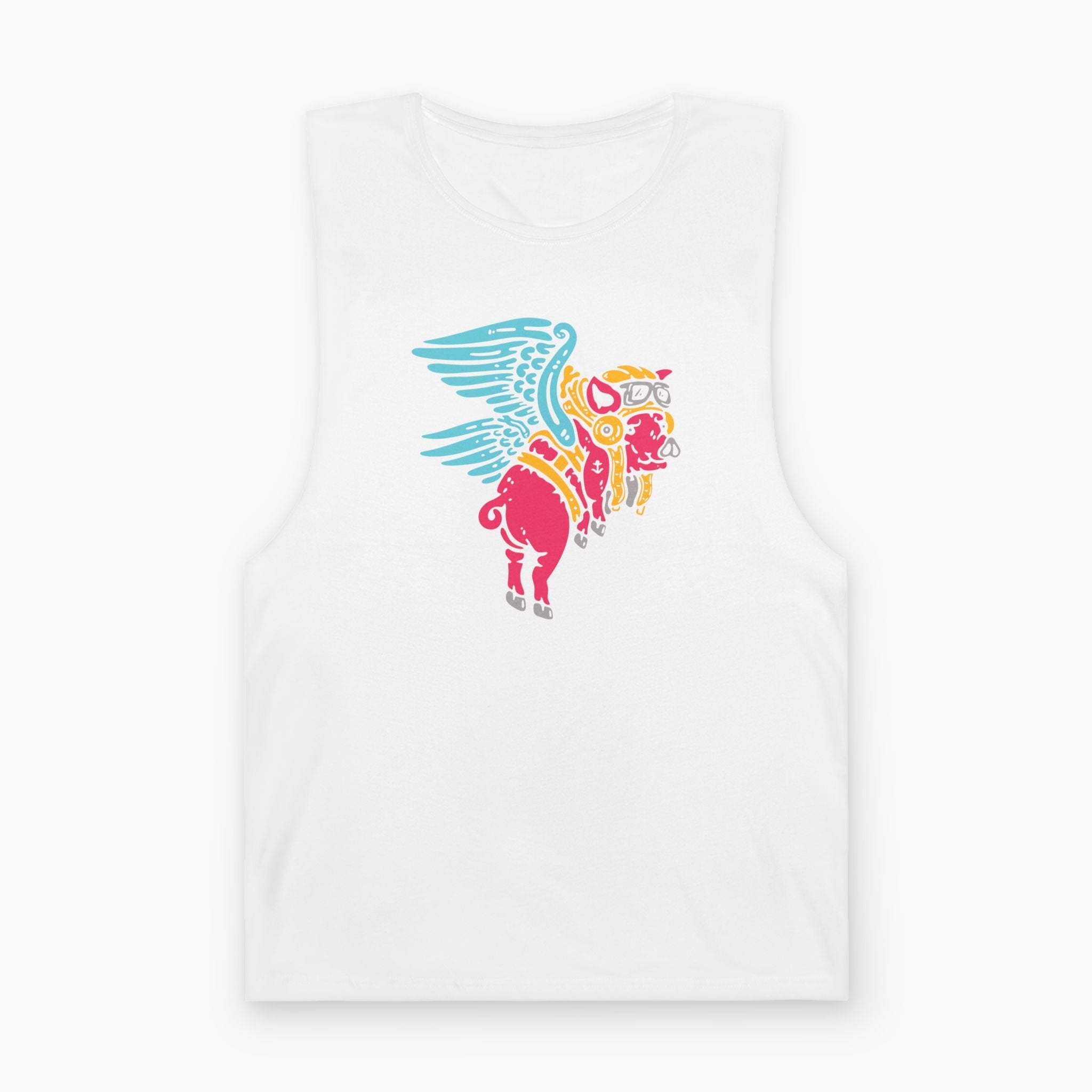 The Winged Piggy Unisex Tank Top