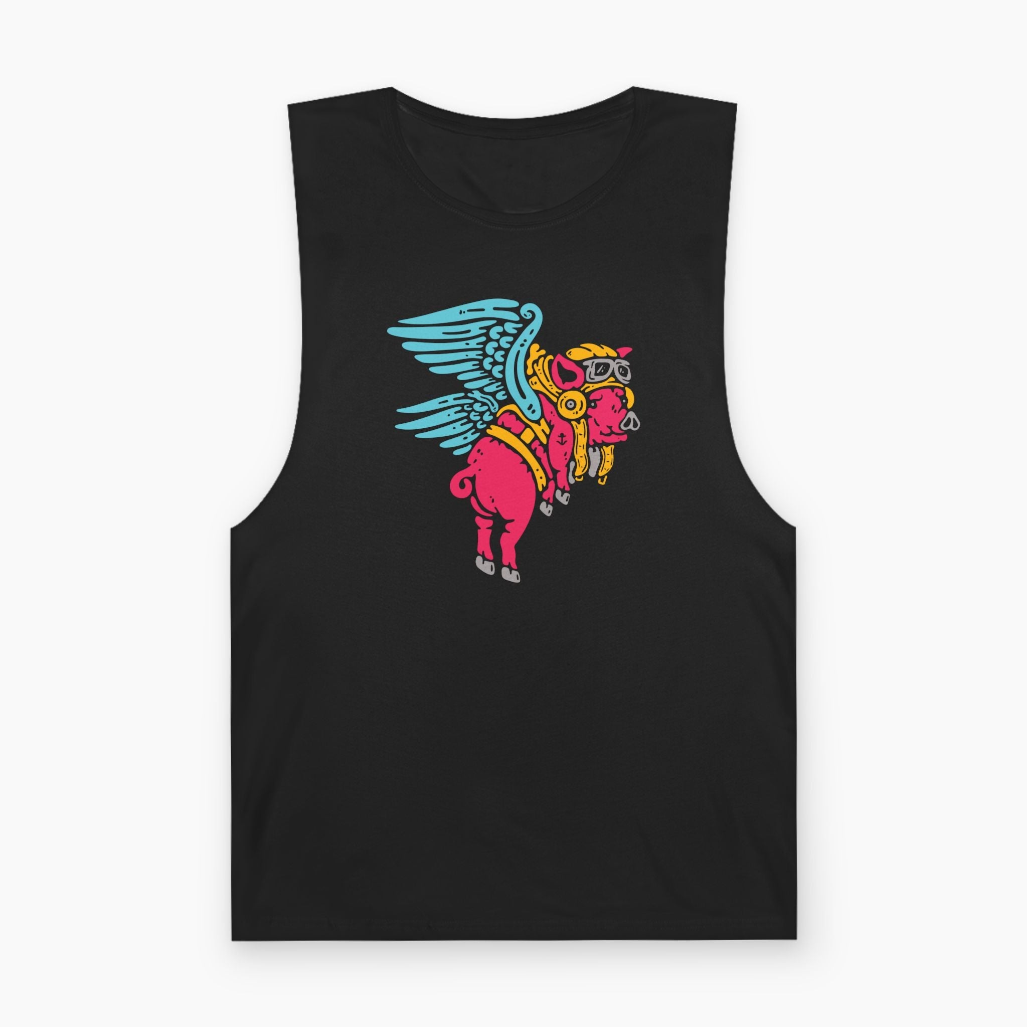The Winged Piggy Unisex Tank Top